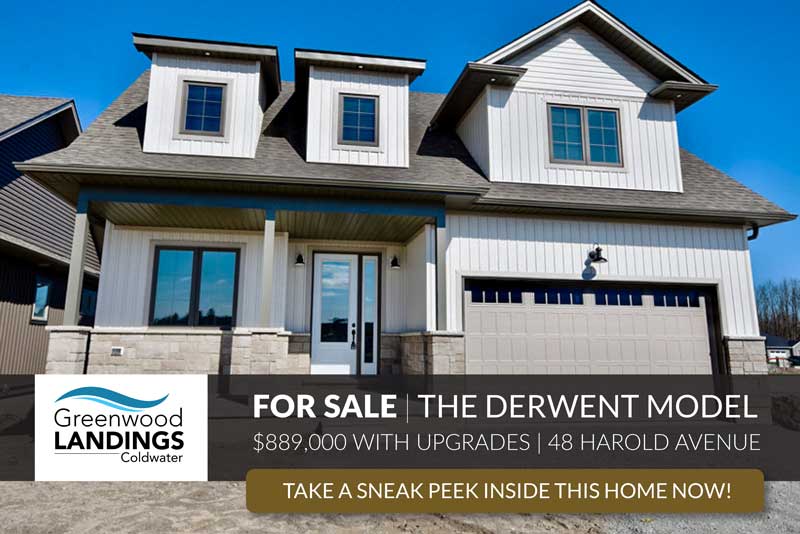 For Sale: The Derwent Model at 48 Harold Ave. $889,000 with upgrades!