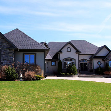 Front Exterior of a Custom Home
