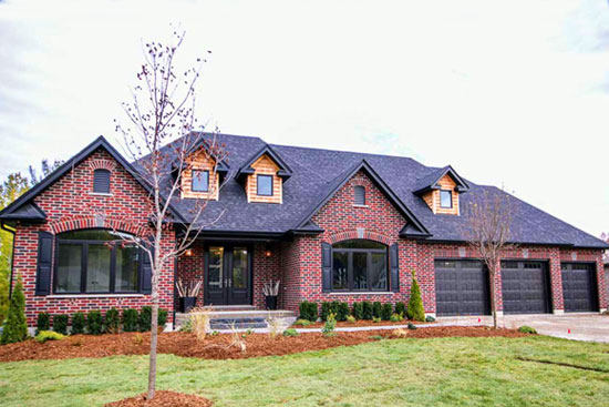 The Hampshire model home.